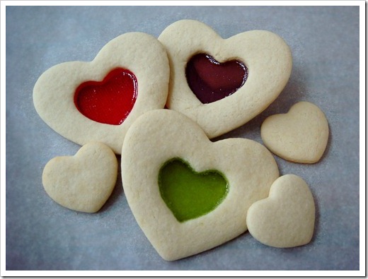Stained Glass Valentine Cookies 1