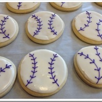 Softball (or Baseball) Cookies