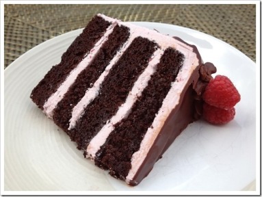 Chocolate Raspberry Truffle Cake 5