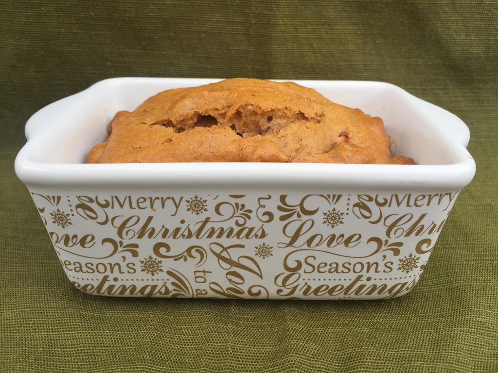 Twelve Days of Christmas Cookies (and other stuff): Pumpkin Cranberry Bread